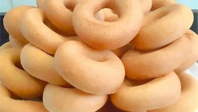 Rosquinha de polvilho frita muito fofinha e sequinha para acompanhar seu café ou chá