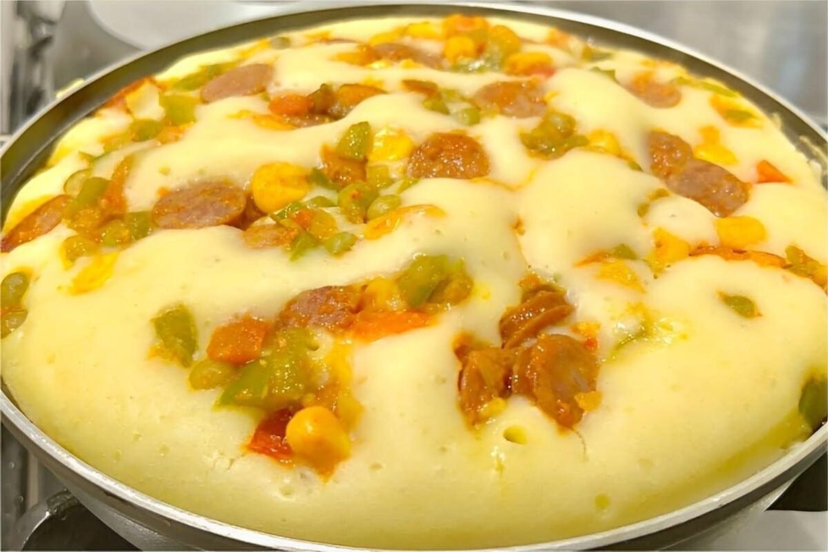 Torta salgada cremosa com massa de maisena na minha casa todo mundo adora