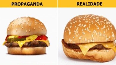 14 imagens mostrando a propaganda vs realidade dos fast foods
