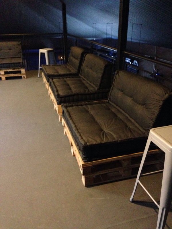 sofa de pallet preto sofa de pallet preto