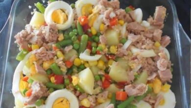 Quando faço essa receita de Salada Russa de 3 Minutos, todo mundo pede bis!