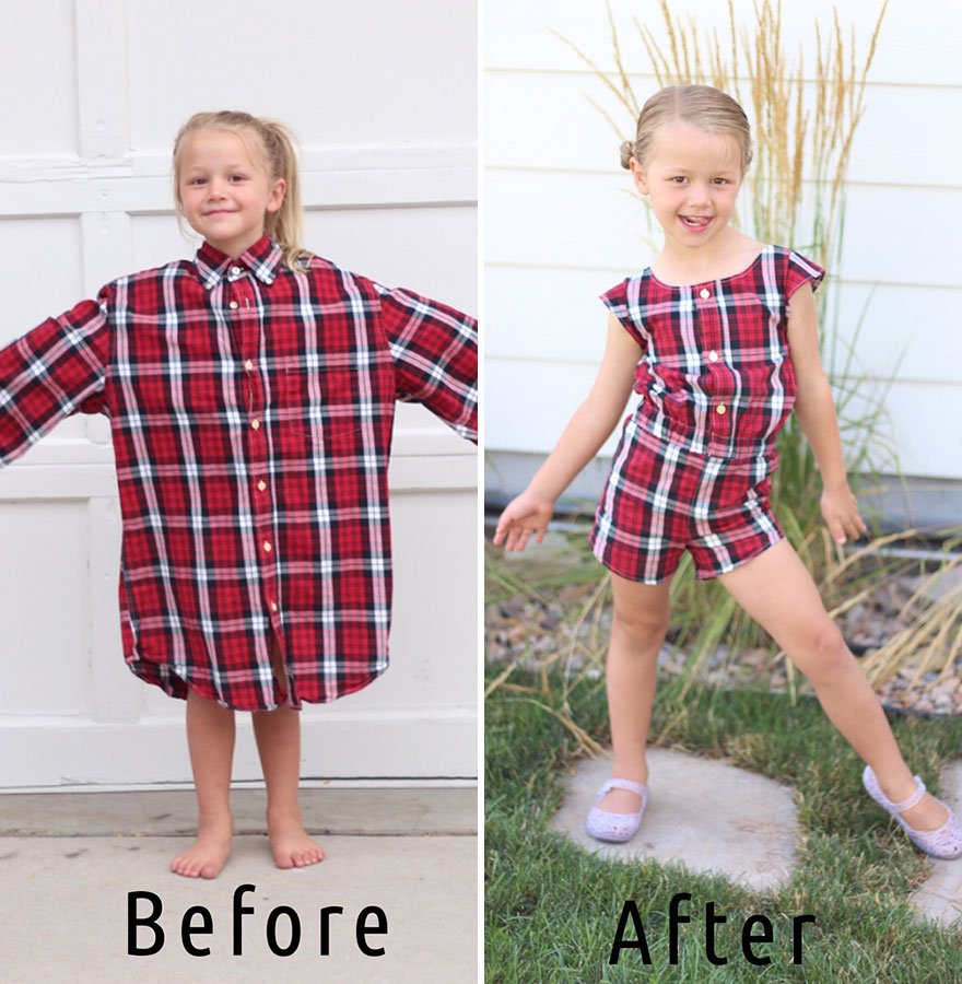 1503522408 423 mae usa camisas antigas para fazer vestidos para as filhas e o resultado e incrivel