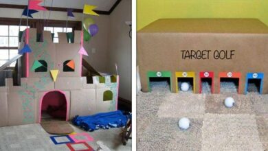 26 Ideias de artesanatos com caixas de papelão