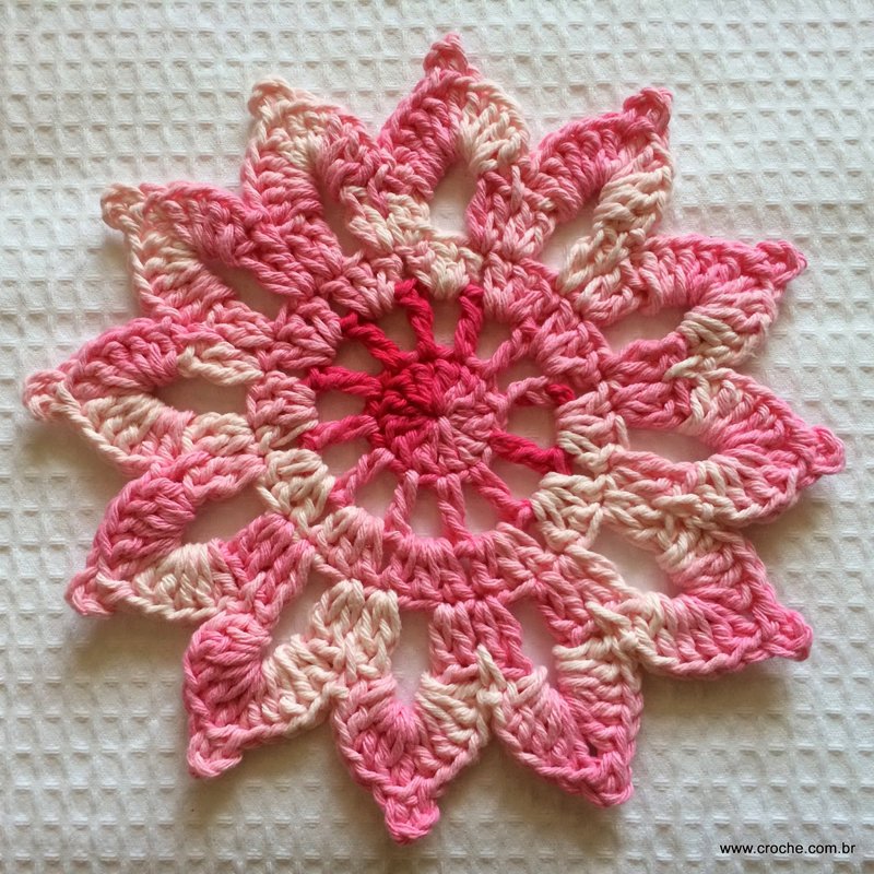 flor de croche simples flor de croche simples