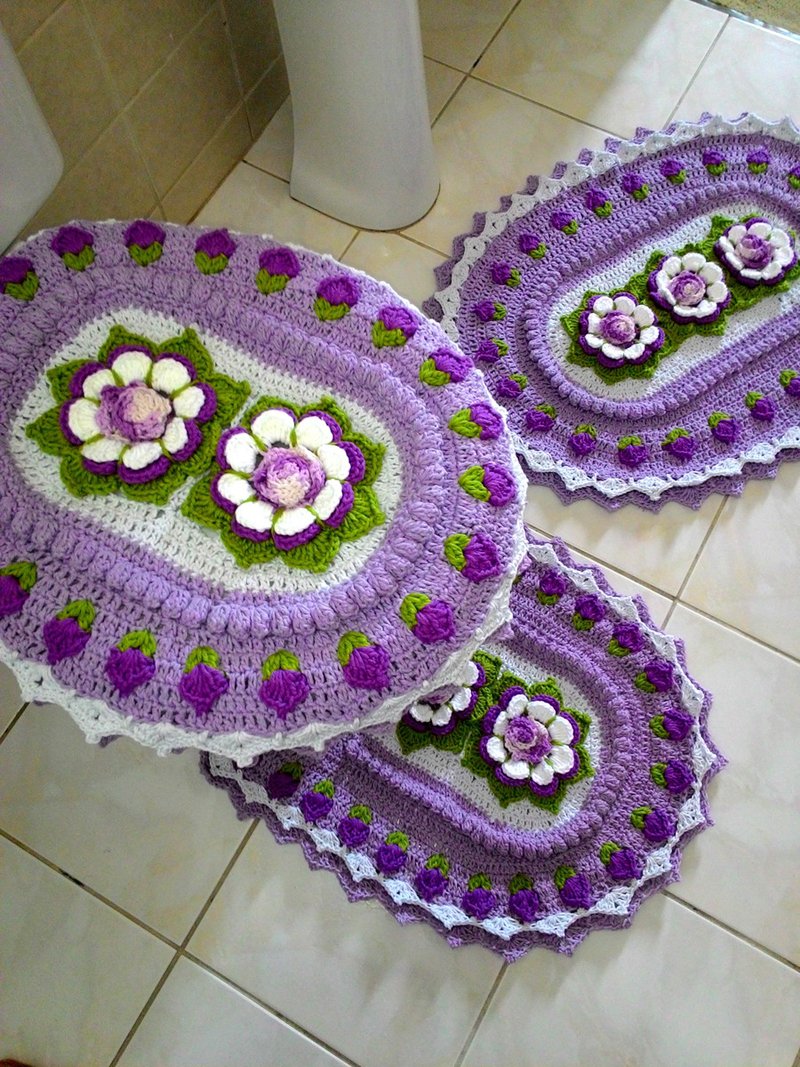 flor de croche roxa flor de croche roxa