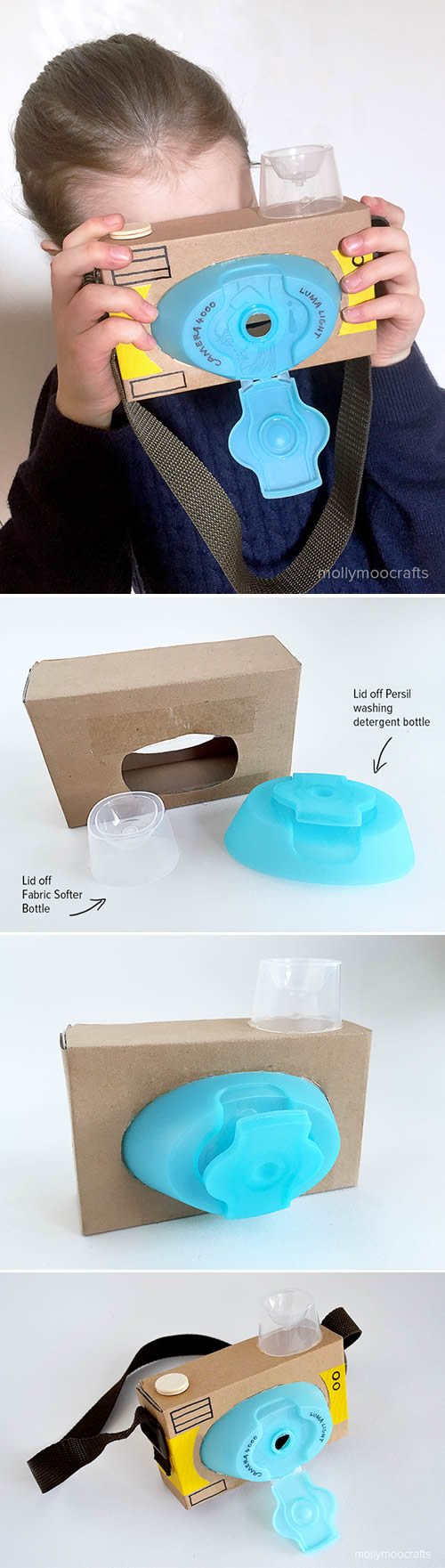 Brinquedos com Caixa de Papelão
