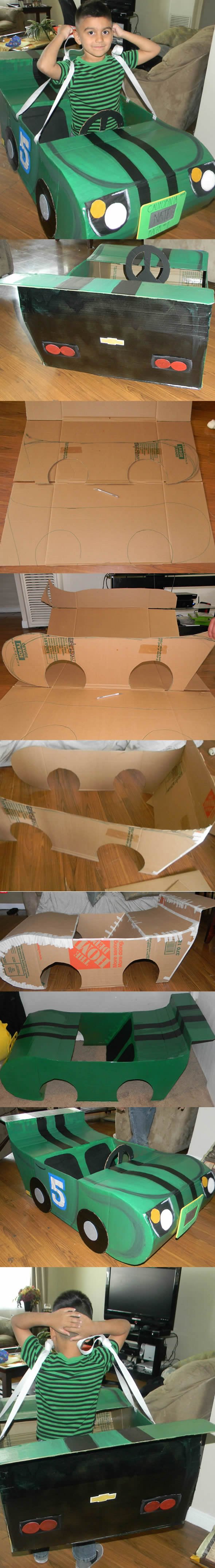 Brinquedos com Caixa de Papelão