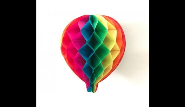 balao com papel colorido balao com papel colorido