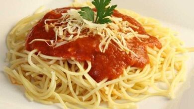receita de espaguete ao sugo