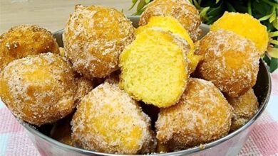 Bolinho de chuva de Fubá