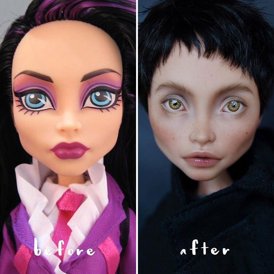1550203022 130 Artista remove maquiagem de bonecas para dar um olhar mais