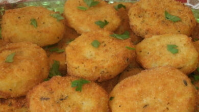 Batata a milanesa crocante