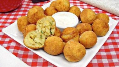 Bolinho de bacalhau com mandioca