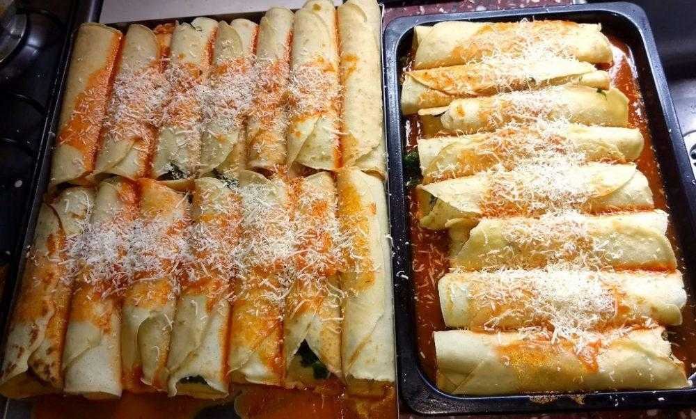 Canelone de massa de Pastel