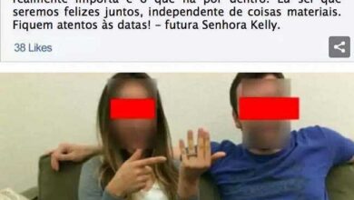 casal faz anuncio de noivado no facebook mas esquece pequeno detalhe