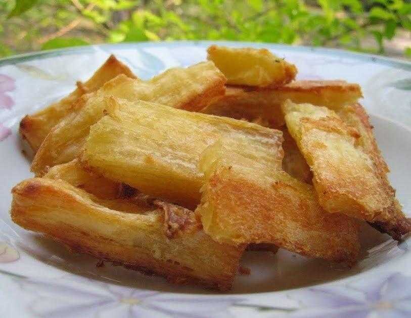 Como fazer Mandioca Frita no Forno