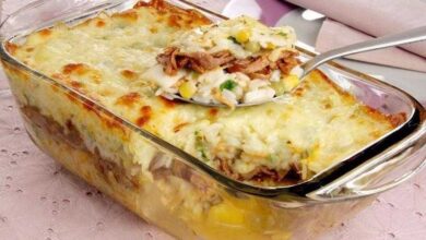 Como fazer Arroz de forno em camadas f