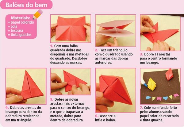 balao com papel passo a passo balao com papel 