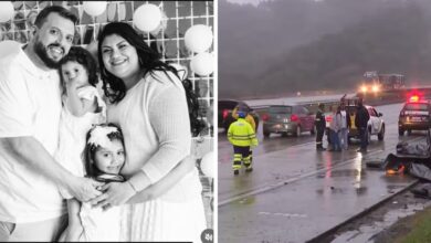 Familia morre em colisao contra carreta a caminho de celebracao