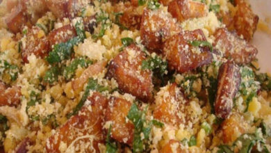 Farofa de bacon com banana