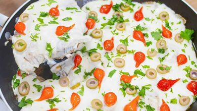 Filé de tilápia ao molho branco: levinho e perfeito para o almoço ou jantar