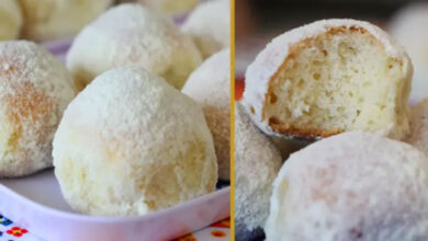 Pãozinho de leite ninho