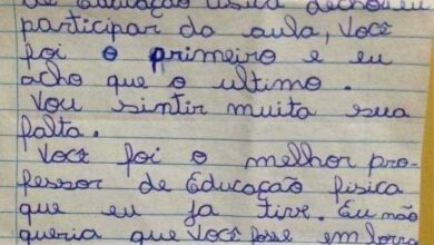 Professor emociona a internet toda ao divulgar carta que recebeu de aluna!