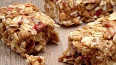 receita de barra de cereal caseira
