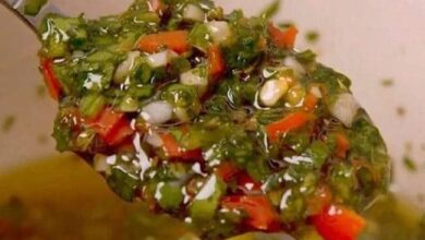 molho chimichurri caseiro