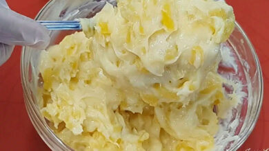 Recheio de abacaxi com creme