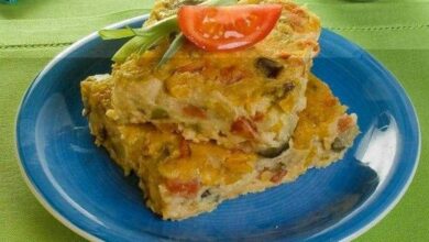 Torta de legumes com aveia ws