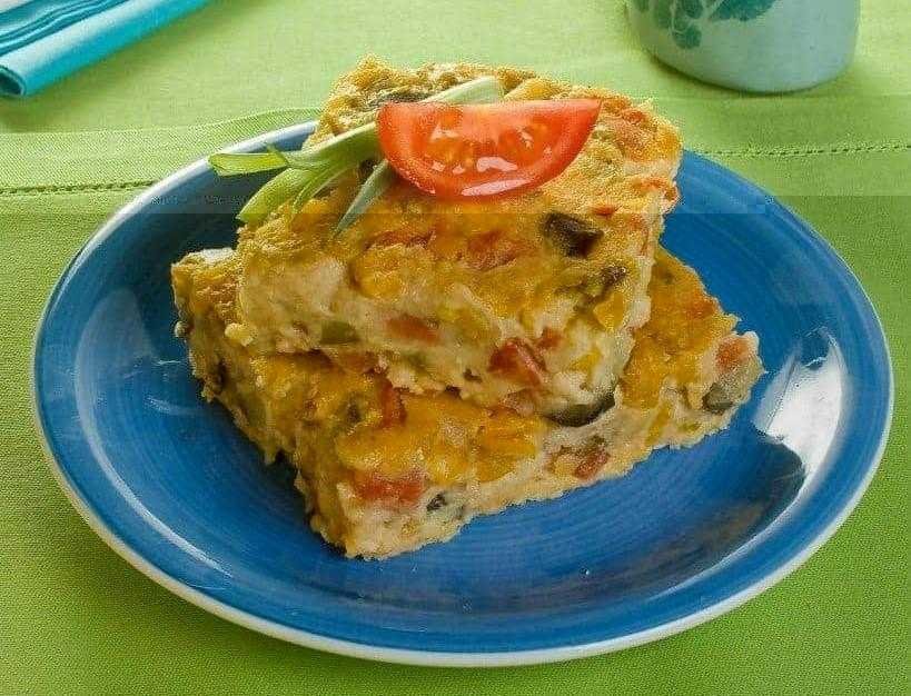 Torta de legumes com aveia ws