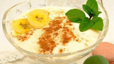 Mousse de Banana Simples