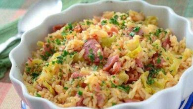 Receita Arroz de Braga
