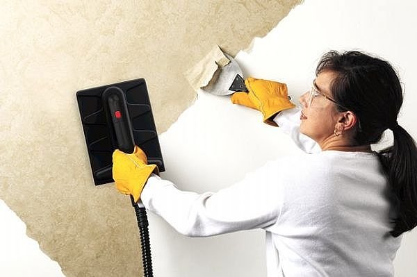 Maquina de vapor para retirar o papel de parede