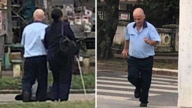 Motorista para ônibus pra ajudar senhora cega a atravessar rua e comove passageiros em SP