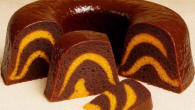 Bolo de Cenoura Mesclado fácil que sempre dá certo