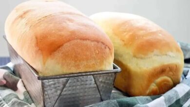 Pão com vinagre que cresce muito e fica bem fofinho