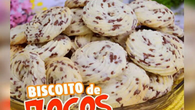 Biscoito amanteigado de flocos, derrete na boca, confira
