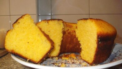 Bolo de Fubá de Liquidificador