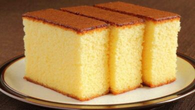 Bolo de creme de leite simples