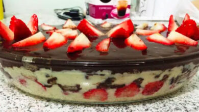 bombom de morango com creme