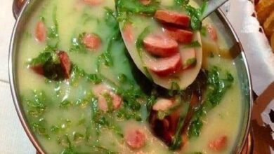 Caldo Verde com Linguiça Defumada