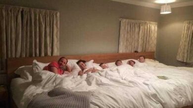 Cama de 5,5 metros para casal e filhos faz sucesso na internet
