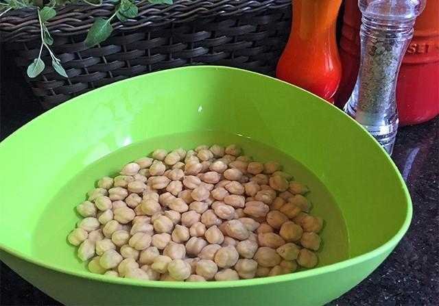 Como cozinhar grão de bico 1