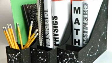 Como fazer um porta livro com material reciclado