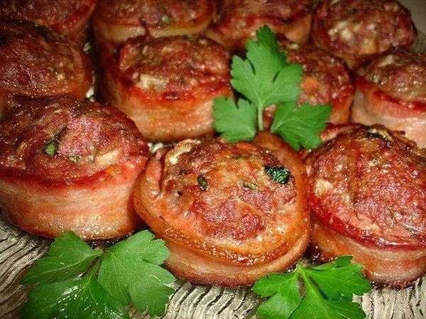 Medalhão de Carne moída com bacon