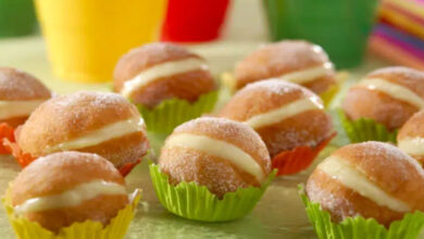 Mini sonho com creme