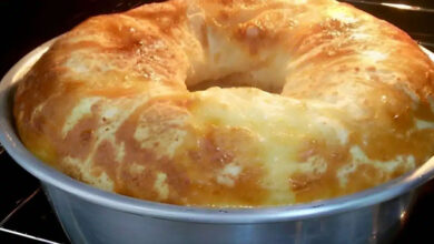 Pão puro queijo na forma