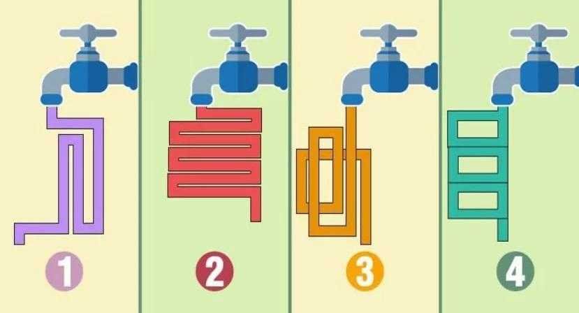 Qual destas torneiras tem o fluxo de água mais rápido?